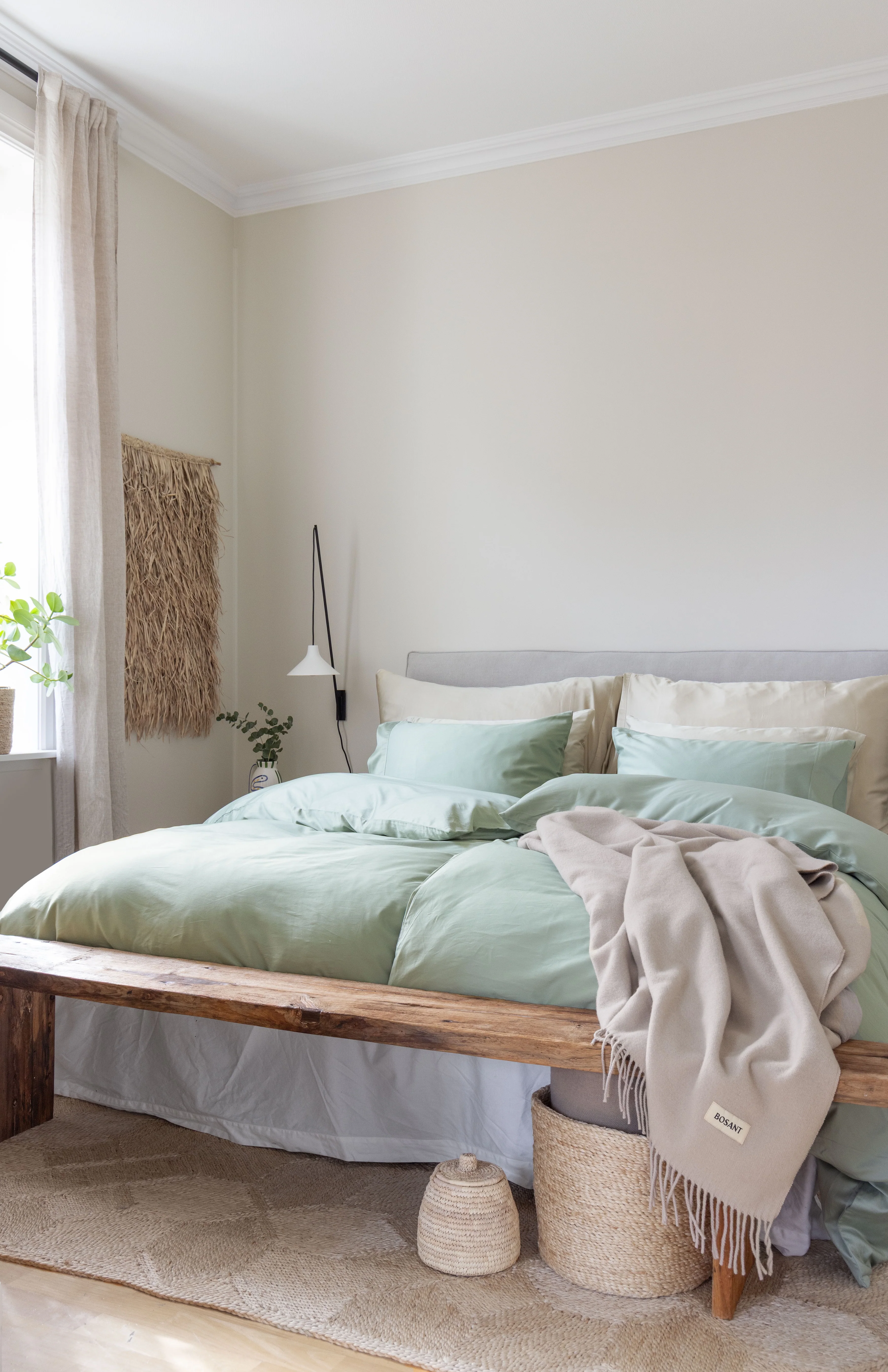 Heim Finullpledd Havre - beige - Image 4