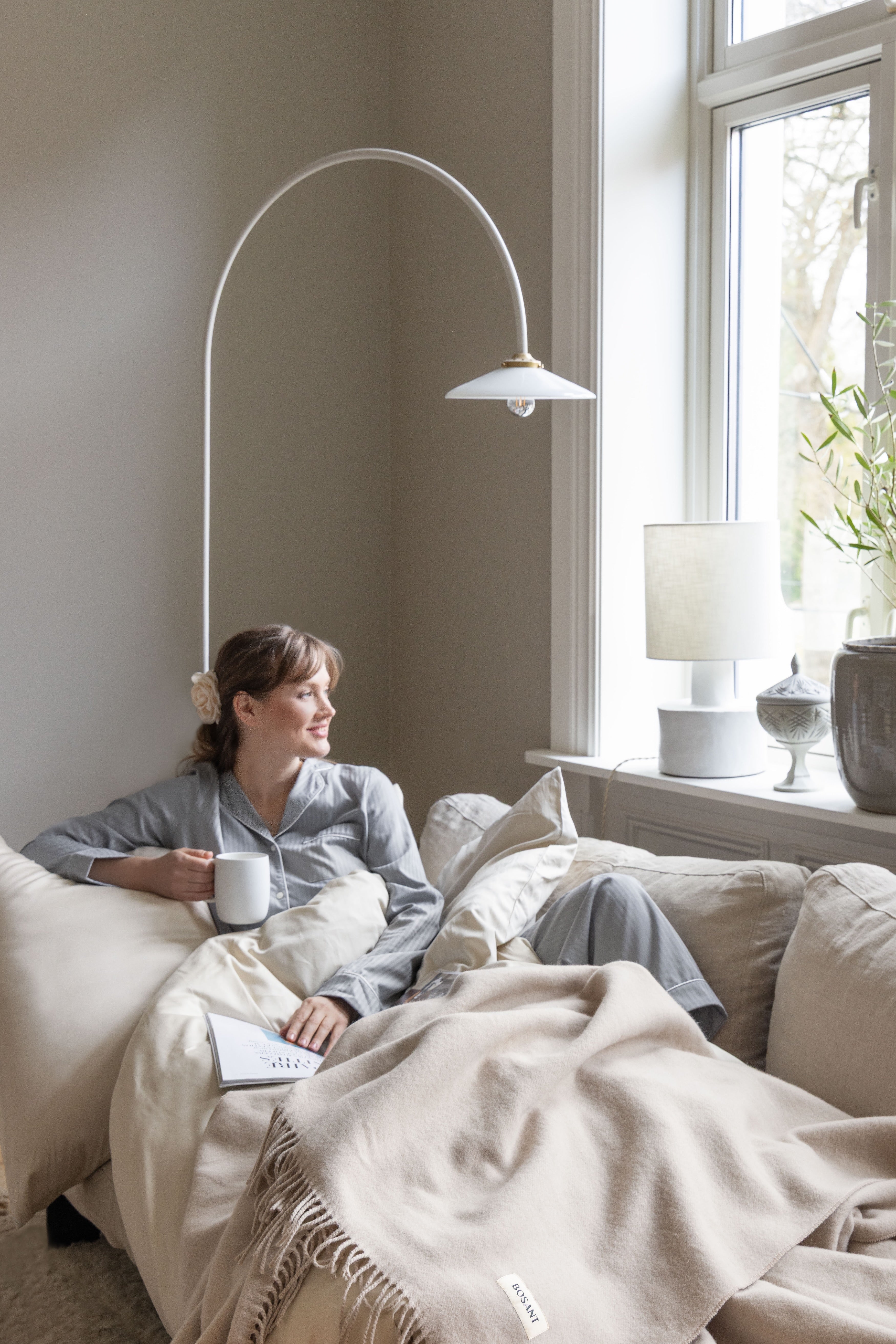 Heim Finullpledd Havre - beige - Image 5