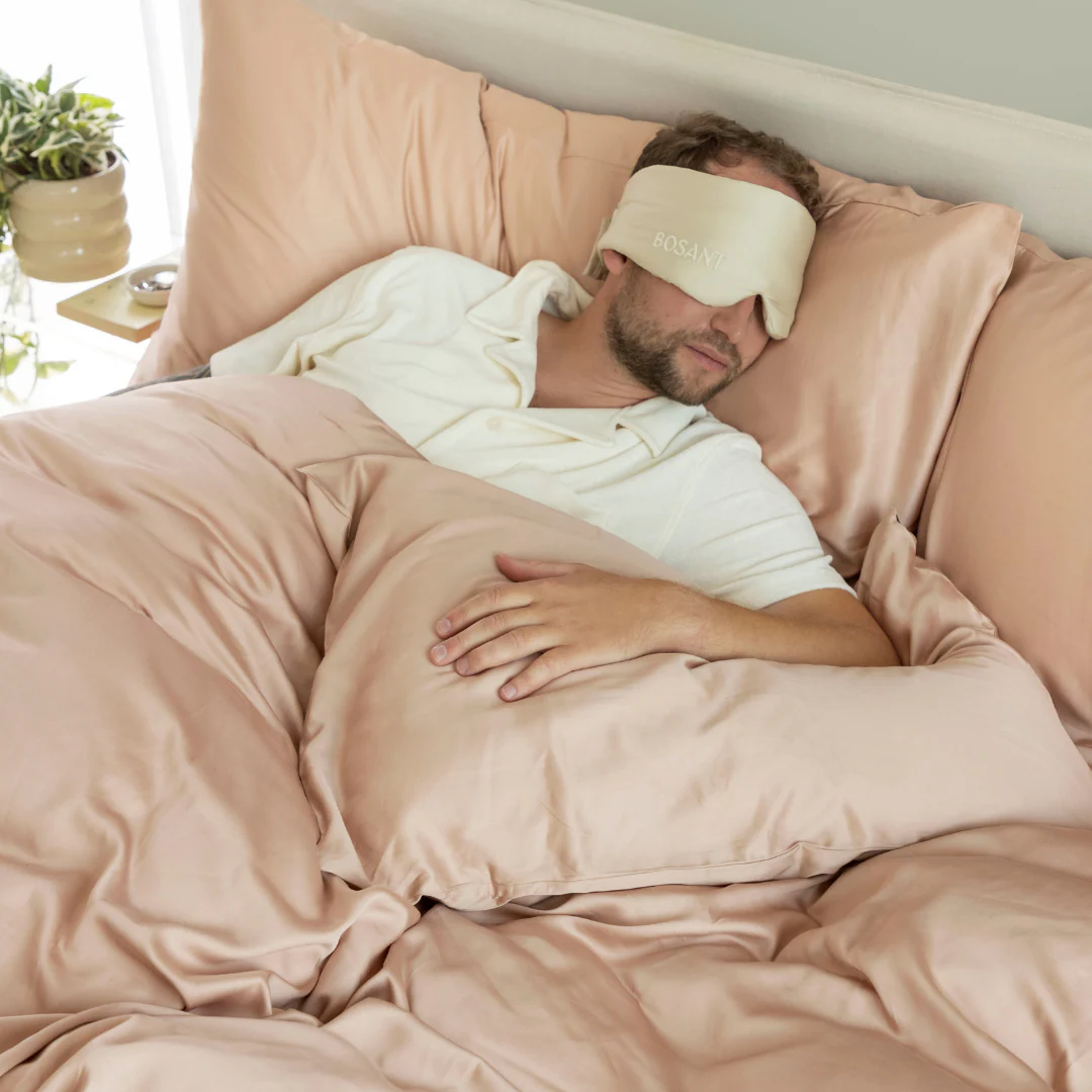 Cure bambus sovemaske - Beige - Image 5